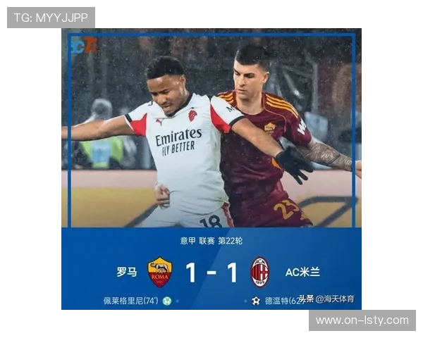 罗马1-1战平AC米兰，佩莱格里尼点射扳平德温特头球
